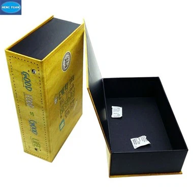 Boîte en forme de livre en carton sur mesure